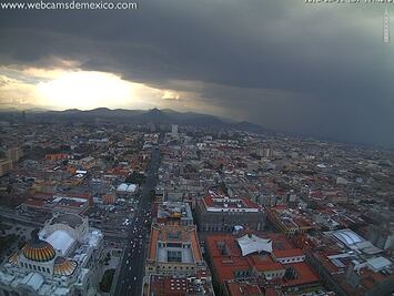 Se registra lluvia en cinco delegaciones de la CDMX
