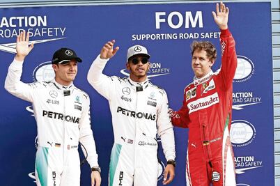 Hamilton domina Italia