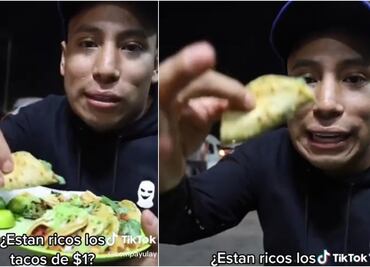 "¿De qué son?": Yulay muestra puesto de tacos donde cuestan 1 peso; se viraliza en TikTok