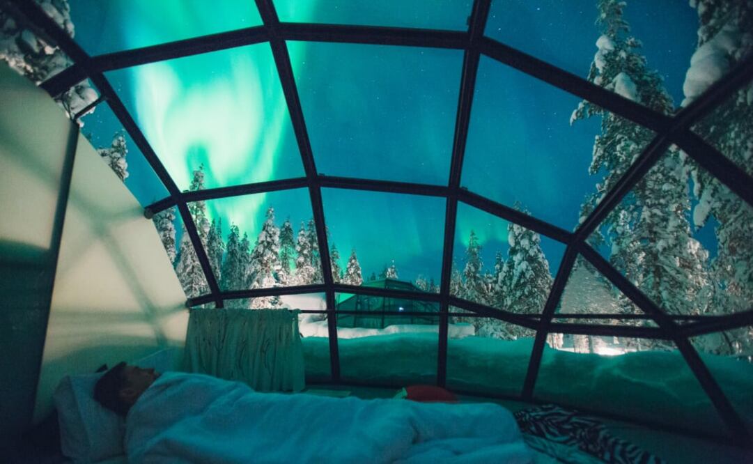 Así son los "iglús" del hotel Kakslauttanen, en Finlandia. (Foto: Cortesía Kakslauttanen)
