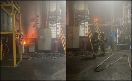 Evacuan a 20 trabajadores por incendio en empresa en Escobedo, Nuevo León