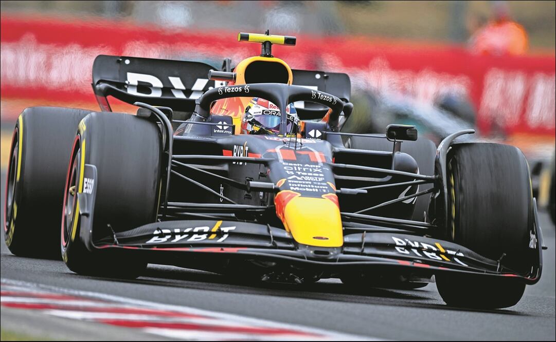Checo Pérez en el Hungaroring en el 2022 - EFE