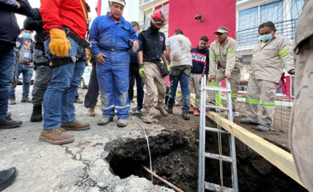 Hallan mina de 600 metros cúbicos en colonia Tacubaya
