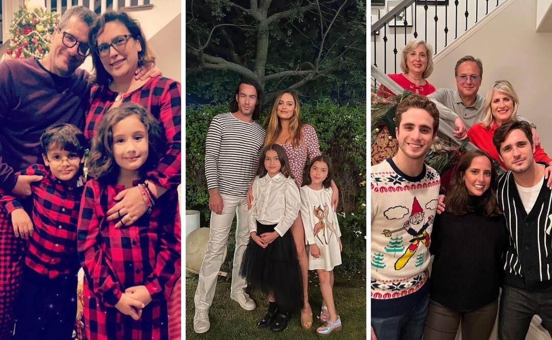 En compañía de su familia o de su pareja, los famosos pasaron esta Navidad y compartieron con sus fans un momento de su celebración.