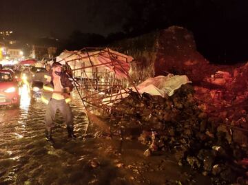 Lluvias dejan un muerto y daños materiales en Tepoztlán, Morelos