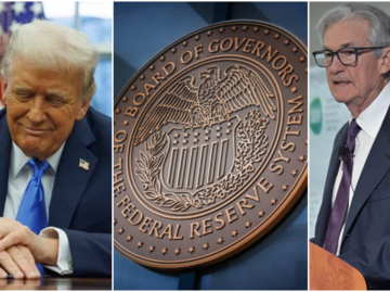 Trump y Jerome Powell pelean públicamente por renovaciones de edificio de la Fed; mandatario visita el banco central de EU