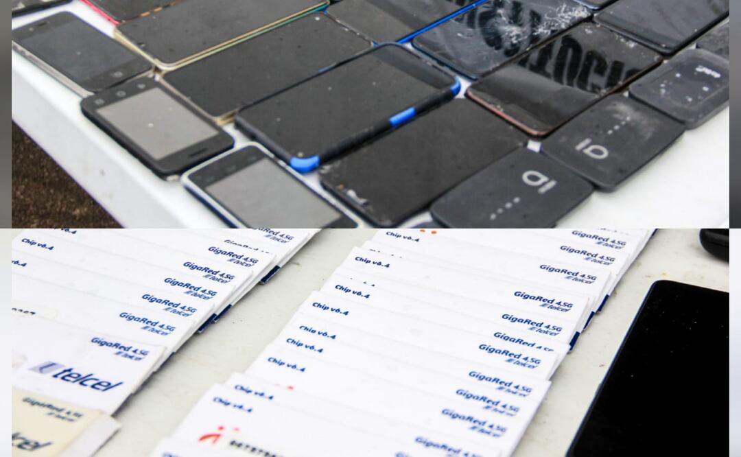 Hallan más armas, celulares y tarjetas telefónicas en otra nueva revisión dentro del penal de Culiacán en Sinaloa (30/05/2025). Foto: Especial