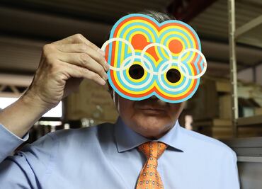 Pelean autoría del logotipo de México 68