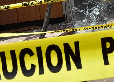 Sujetos intentan robar cajero automático en juzgados de Tlalnepantla