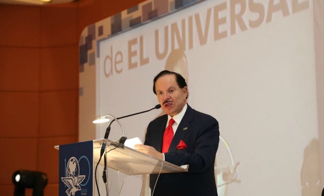 El Licenciado Juan Francisco Ealy Ortiz, Presidente Ejecutivo y del Consejo de Administración de EL UNIVERSAL. Foto: Juan Boites