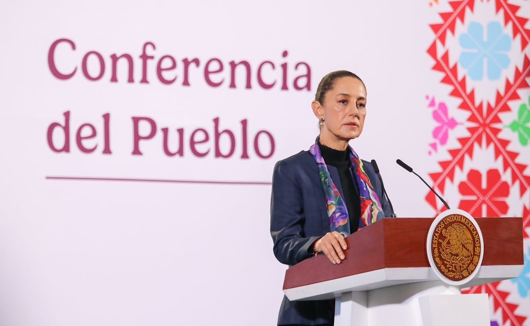 La presidenta Claudia Sheinbaum informó que se reunirá con las y los gobernadores de los estados fronterizos. Foto: Axel Sánchez/EL UNIVERSAL