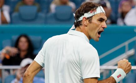 Avanza Federer a octavos de final en Miami