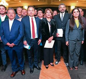 Promete Delfina Gómez a IP acabar con moches en contratos de obras