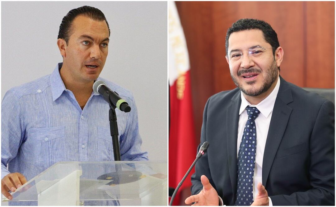 Calos Orvañanos y Martí Batres. Foto: Especial