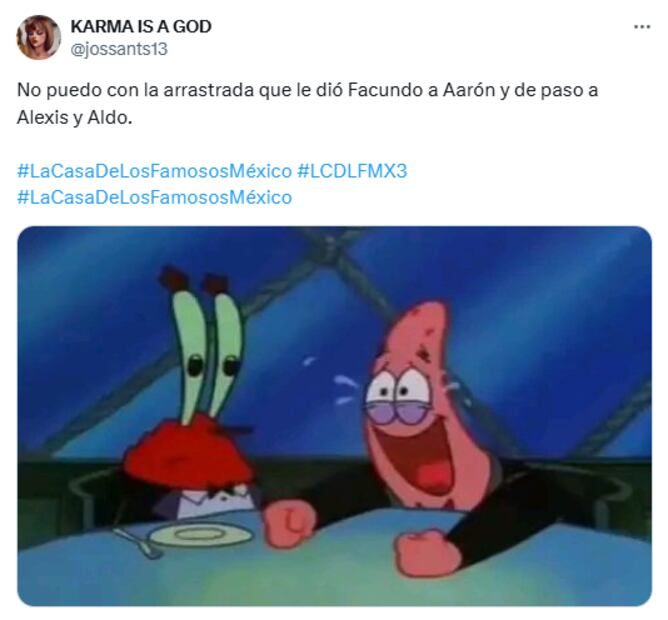 Memes de la sexta gala de eliminación en La Casa de Los Famosos 2025. Foto: X