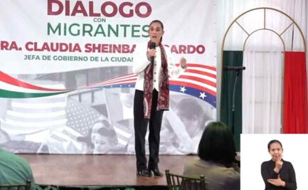 Migrantes mexicanos respaldan a Sheinbaum rumbo a la presidencia en 2024