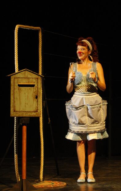 Aspectos de la obra "Penélope y no la Odisea". Foto: Centro Cultural Helénico.