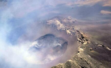 Sobrevuela Policía Federal cráter del Popocatépetl