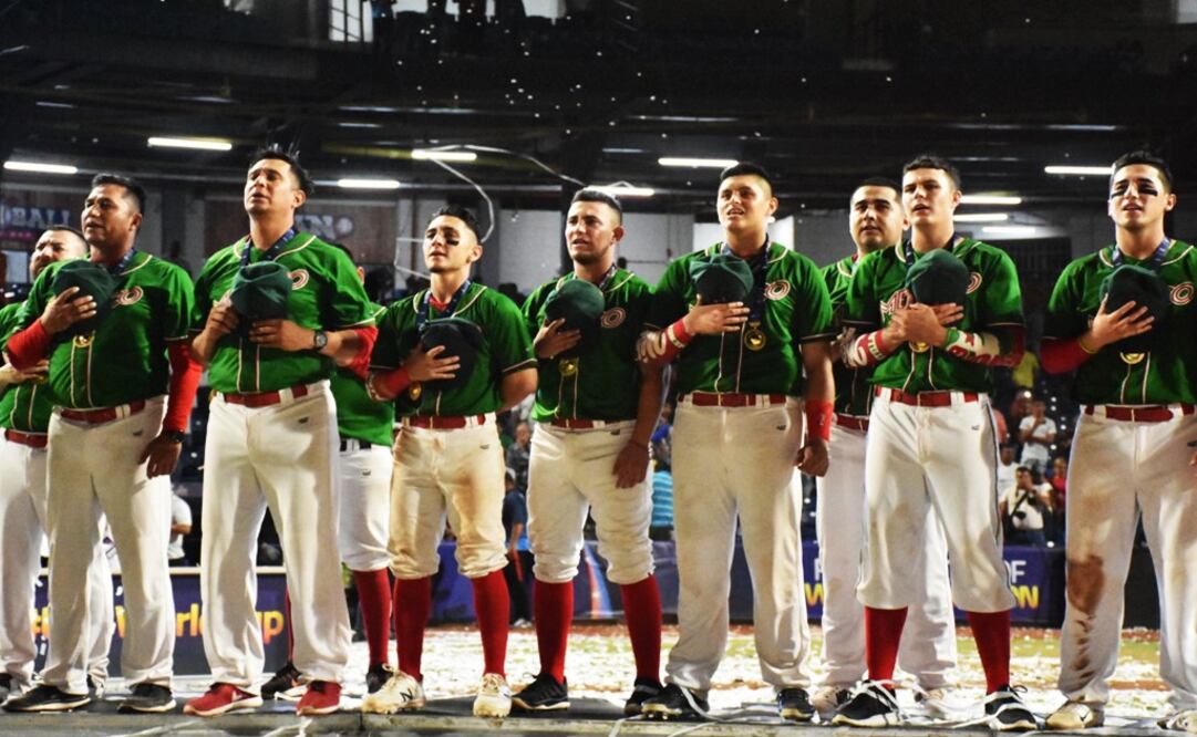 The Mexican U-23 baseball team - Photo: Taken from @TeamMexicoBeis Twitter