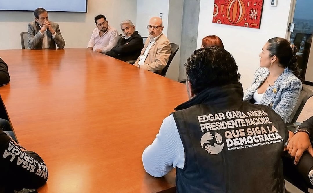 En 2025, Que Siga la Democracia realizó otro intento por obtener su registro, ahora bajo la dirigencia de Édgar Garza. Foto: Especial