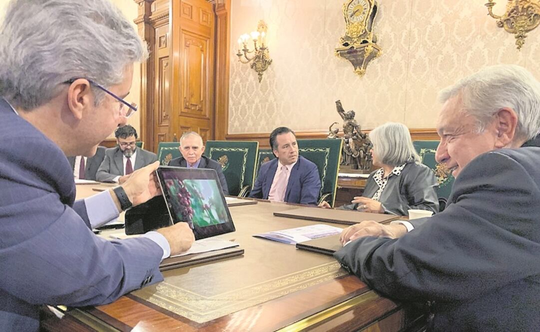 Fausto Costa, director ejecutivo de Nestlé, se reunió con el presidente André s Manuel López Obrador para anunciar la inversión en Veracruz. Foto: CORTESÍA