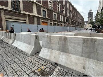 Ayotzinapa 10 años: Del Ángel de la Independencia al Zócalo amurallan hasta con 3 capas de vallas calles y negocios