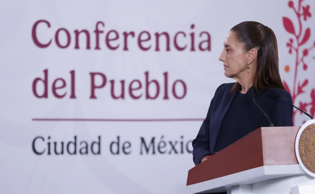 La presidenta Claudia Sheinbaum en su conferencia matutina del 20 de abril de 2026. Foto: Fernanda Rojas / EL UNIVERSAL