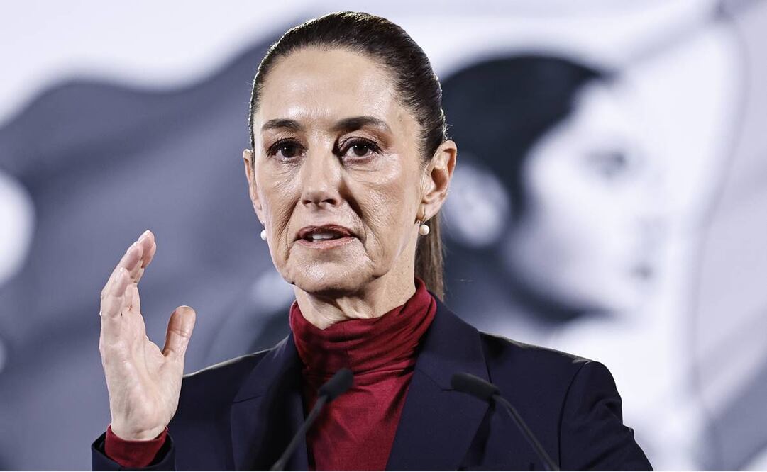 Conferencia mañanera de Claudia Sheinbaum del 2 de diciembre, desde Palacio Nacional. Foto: Sáshenka Gutiérrez|EFE