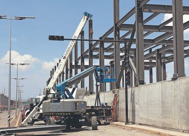 Reinician obras en la estación Los Agaves