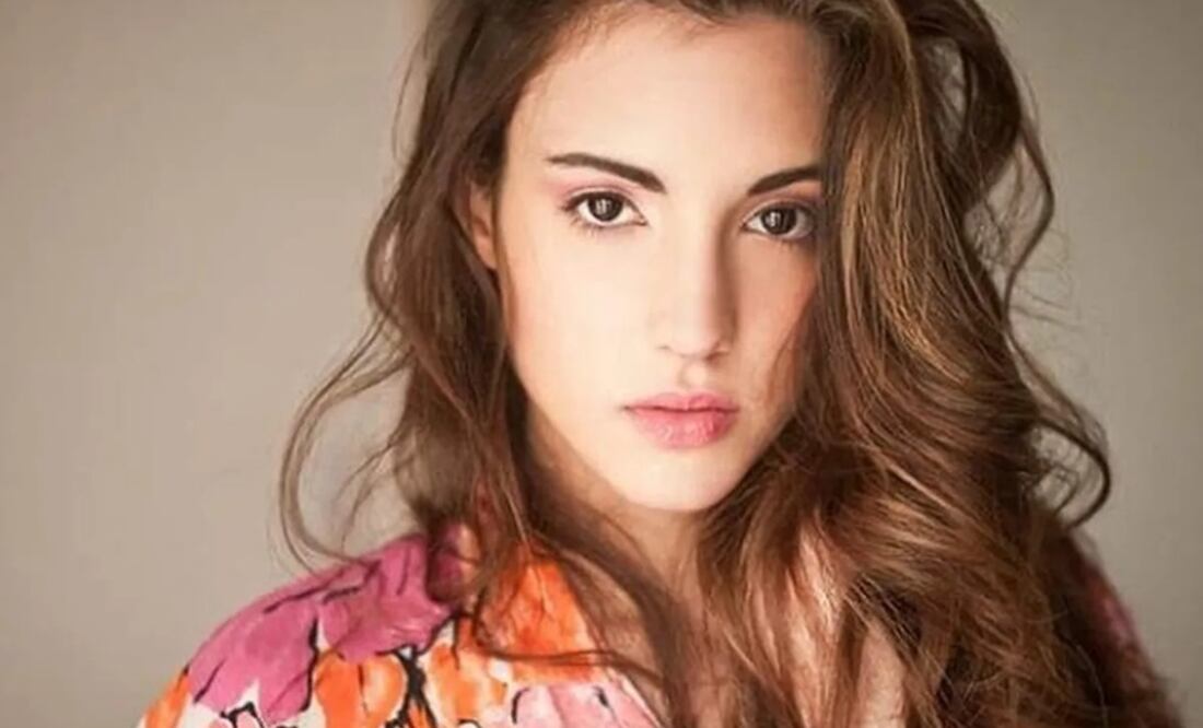 Uno de los primeros trabajos de Florencia como modelo. Foto: Cortesía de Florencia Cassola