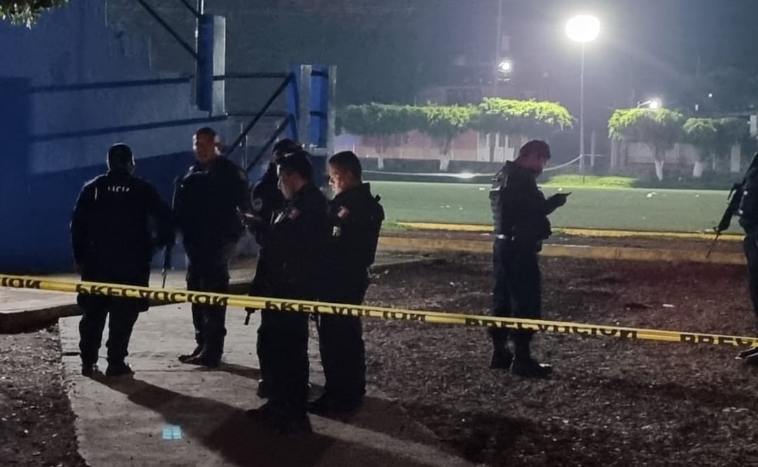 Masacre en campo de futbol de Yecapixtla, Morelos. Foto: Archivo/ EL UNIVERSAL