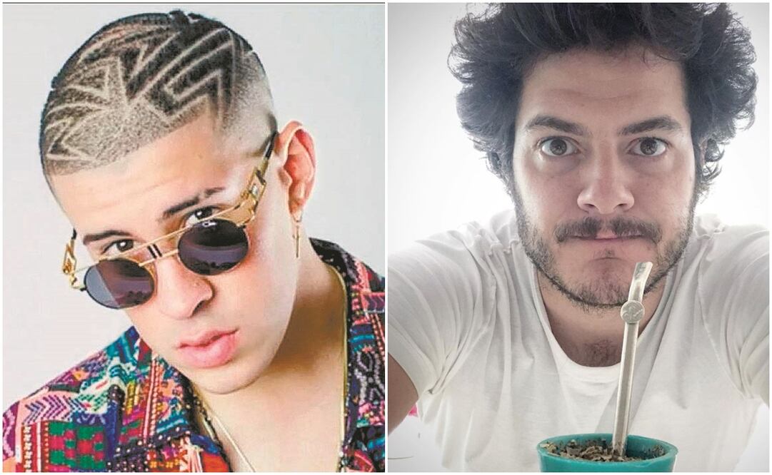 Bad Bunny y Alfonso Dosal. Fotos: Archivo y captura Instagram