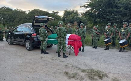 Rinden homenaje a sargento fallecido durante captura de Ovidio Guzmán