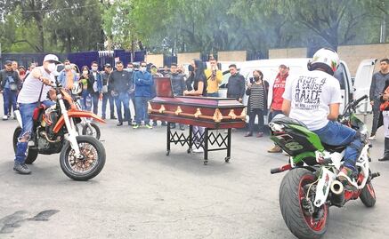 Bikers se despiden de Donovan, joven que murió baleado