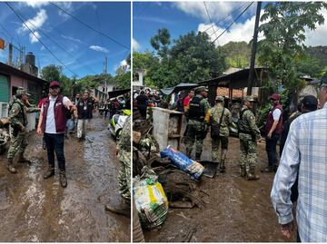 Atienden a mil 500 damnificados y 450 viviendas dañadas por desbordamiento de río en Tejupilco