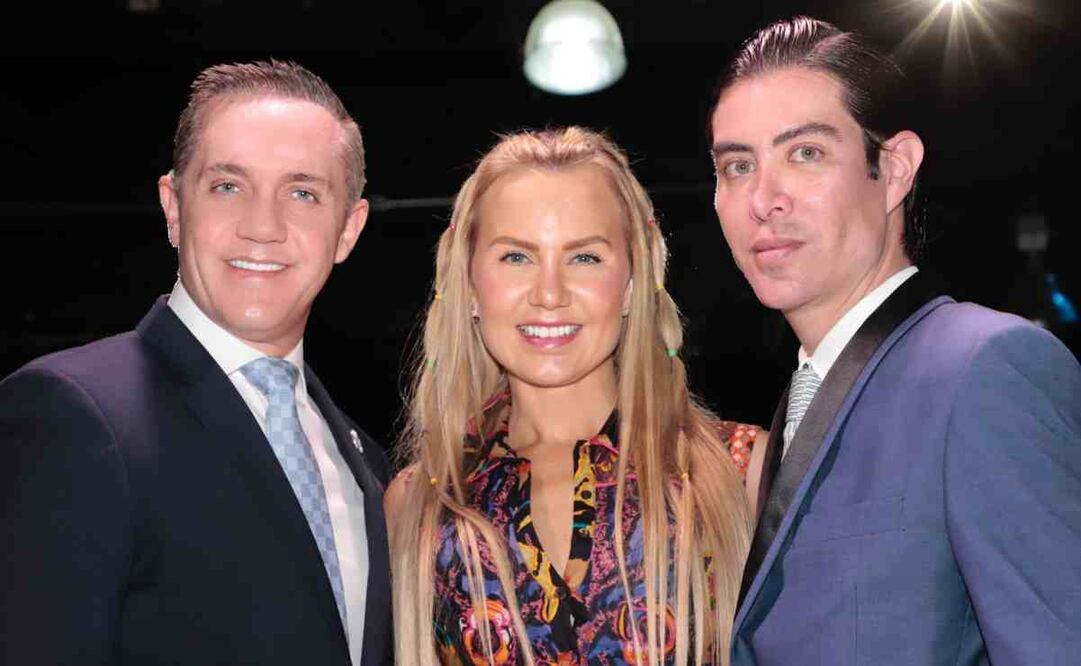 Adrían Ruvalcava, Michelle Vieth y Mario Sierra. Foto: Especial