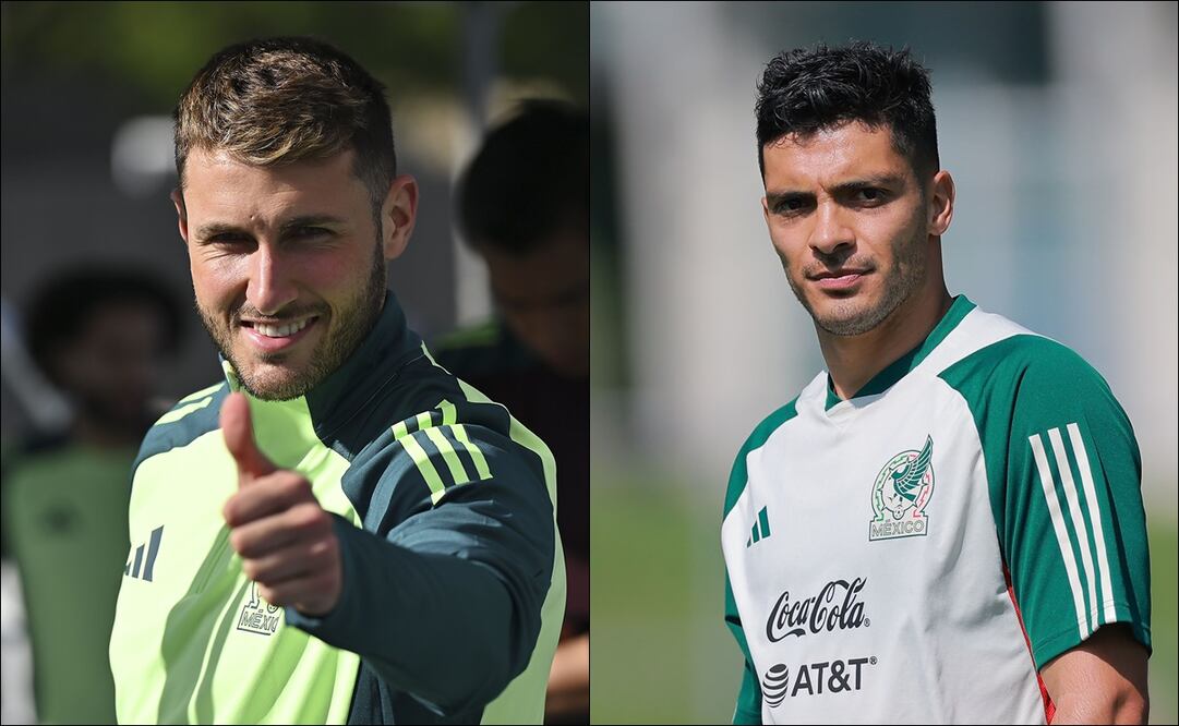 Raúl Jiménez se desvivió en halagos para Santiago Giménez: “Puede competir en la Premier League” / FOTOS: Imago7