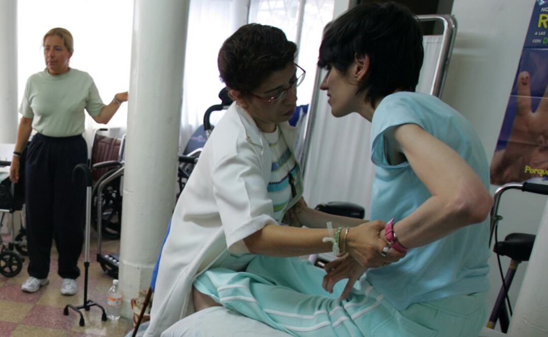 Paciente con esclerosis múltiple / Archivo. EL UNIVERSAL