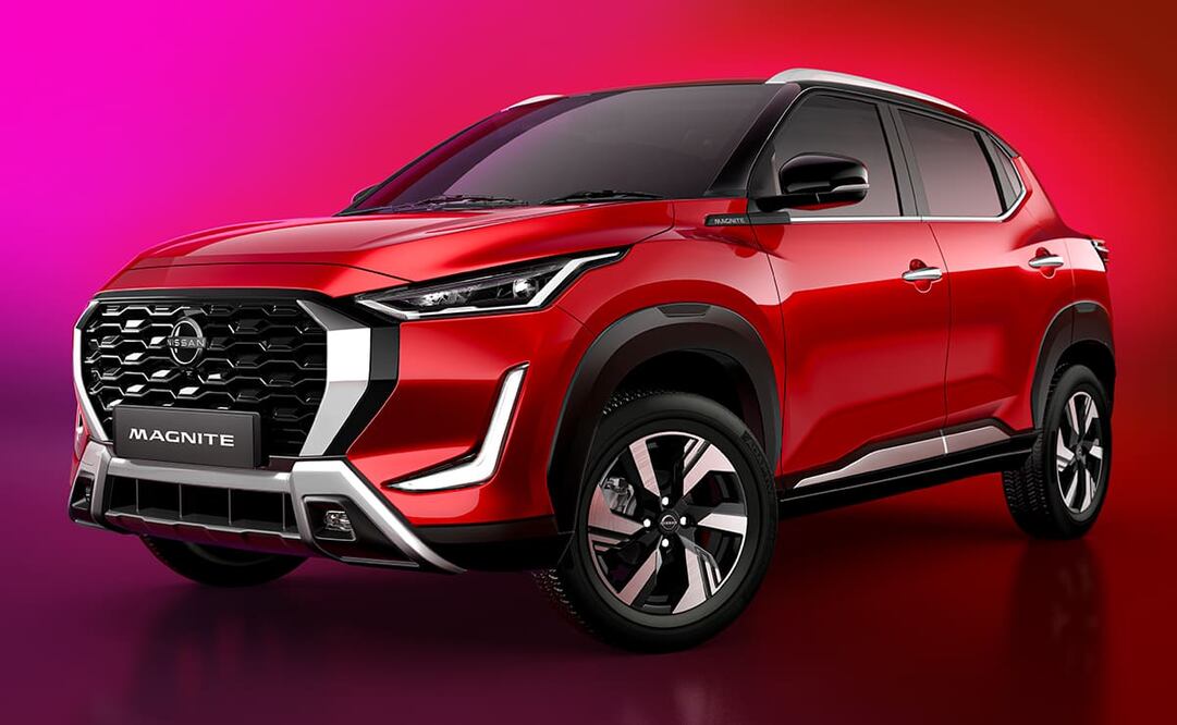 El Nissan Magnite 2025 presenta un diseño moderno y robusto, con una parrilla renovada, iluminación de vanguardia y rines de aluminio de 16 pulgadas. Foto: Cortesía