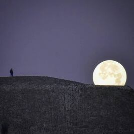 #TuFotoTuDestino Así se puede ver la luna en Teotihuacán