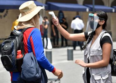Instalan filtros sanitarios en el Centro Histórico de la CDMX