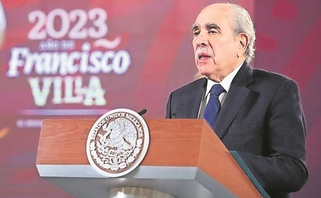 Pablo Gómez, titular de la UIF, dijo que la cuenta bloqueada al exfuncionario es por un monto de 5.5 millones de pesos. Foto: Diego Simón/ EL UNIVERSAL