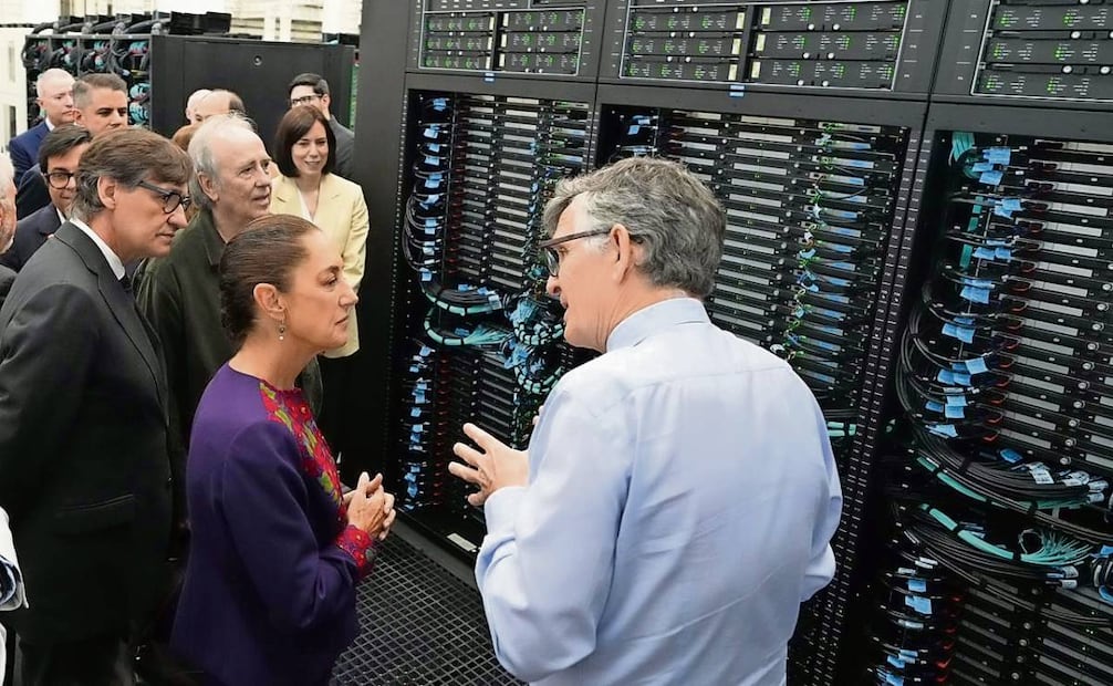 Claudia Sheinbaum visitó el Centro Nacional de Supercomputación de
Barcelona, con el cual colabora el gobierno en el proyecto Coatlicue. Foto: Presidencia