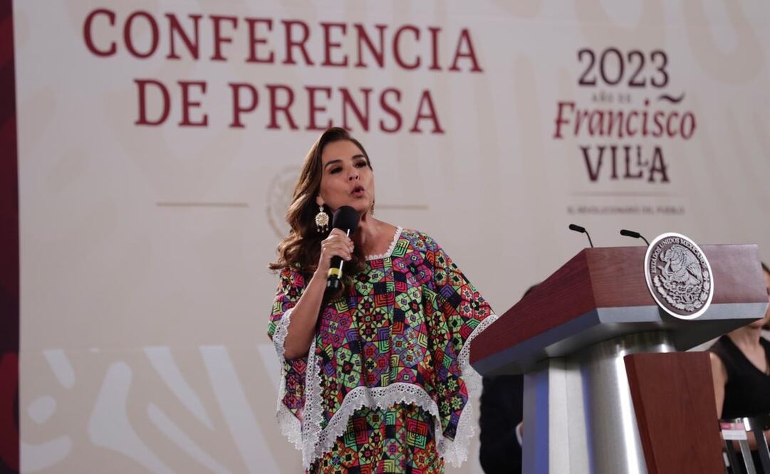 Mara Lezama recordó que cuando fue presidenta municipal de Benito Juárez convocó a todas y todos a una gran campaña Todas y Todos contra el Sargazo que sumó el esfuerzo colectivo para que desde las 7 de la mañana se trabaje en la limpieza de las playas. Foto: Archivo / EL UNIVERSAL