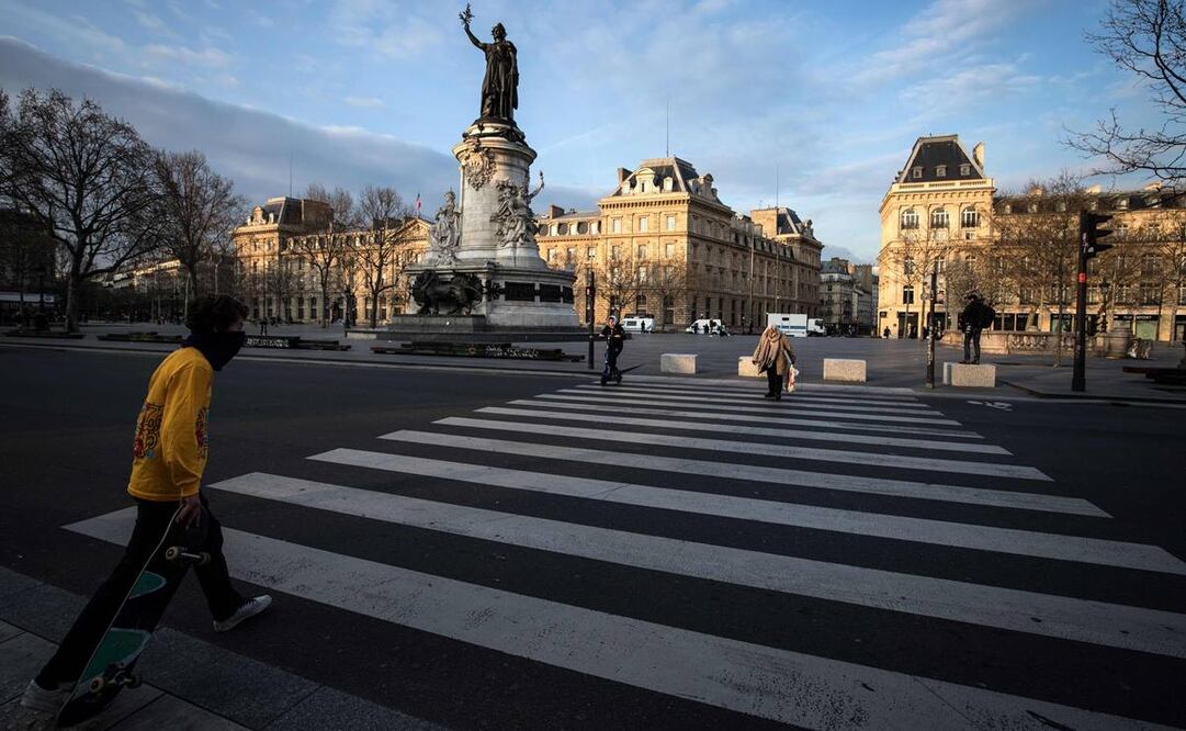 Francia por la cuarentena tras contagios de coronavirus (Foto: AFP)