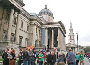 Huelga en National Gallery afecta a visitantes