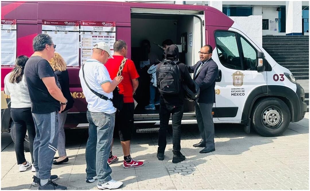 Durante el primer semestre del 2024, la Secretaría de Movilidad (Semov) del Estado de México, a través de sus 16 Unidades Móviles de expedición de licencias de conducir. Foto: Especial