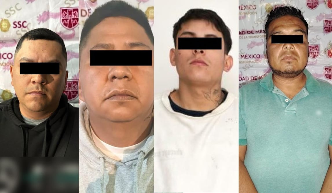 Caen cuatro presuntos extorsionadores en CDMX y Edomex; cumplimentan órdenes de aprehensión. Foto: Especial