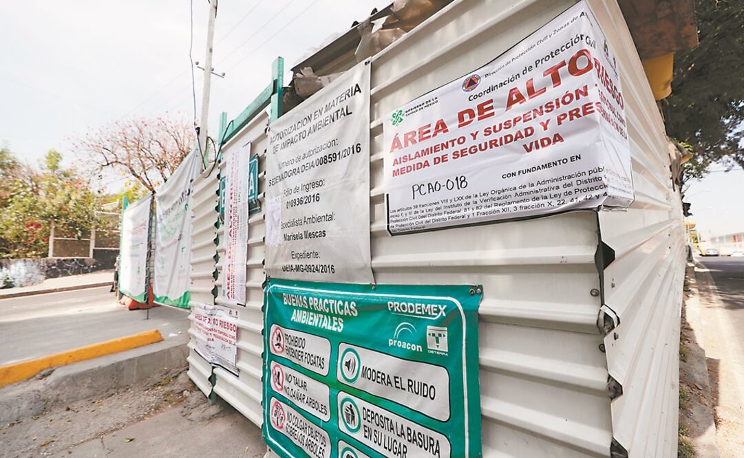 Los vecinos "clausuraron" las obras de la Línea 12