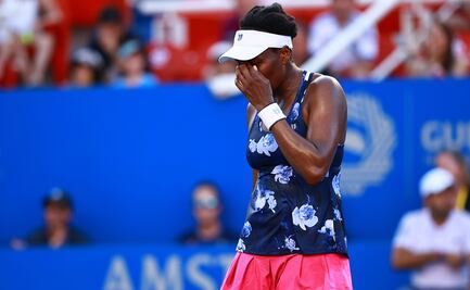 Venus Williams queda fuera del Abierto Mexicano de Tenis
